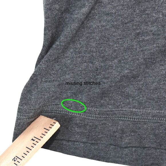 ABERCROMBIE & FITCH Men’s Y2K Preppy Pullover Sweater Grey Logo Crest XL READ - Picture 10 of 10